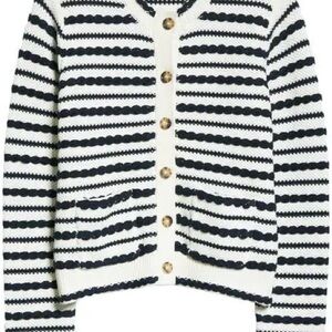 La Ligne New York Striped Navy and White Women's XS Sweater